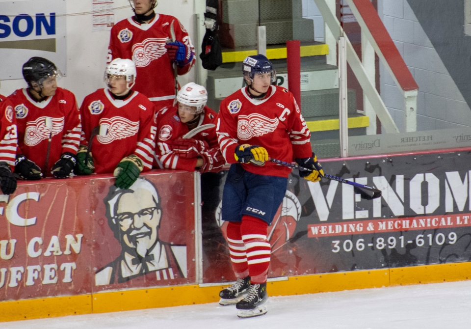 Ingram's Hat Trick Fuels Red Wings' Preseason Rout DiscoverWeyburn